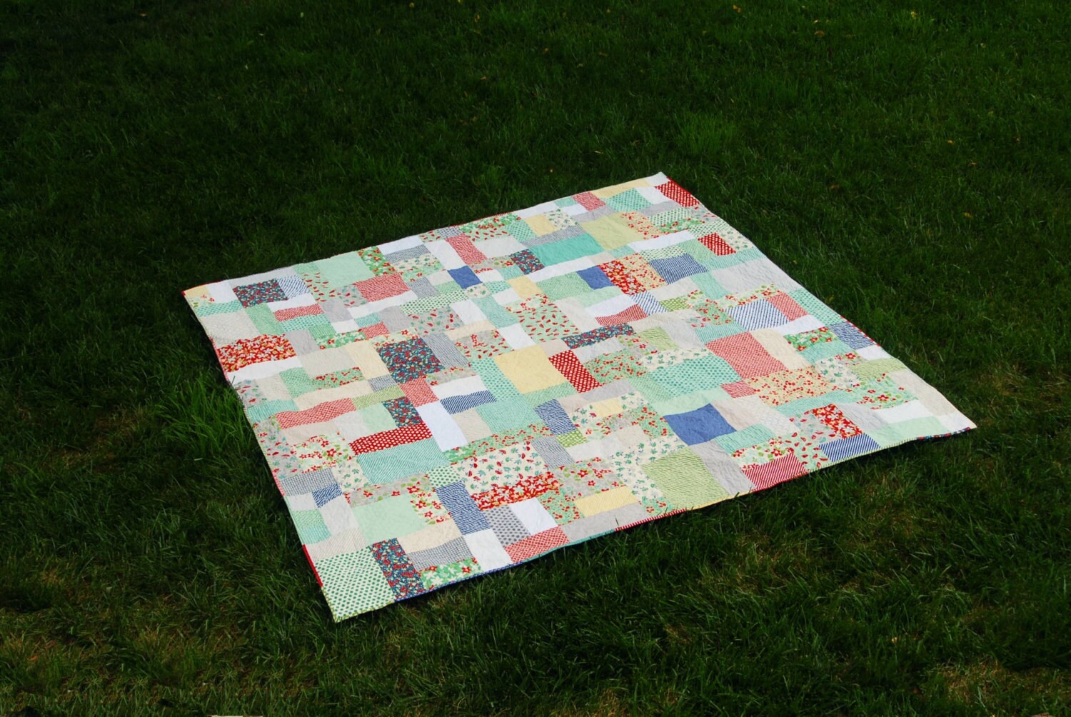 Grande Scrappy Tiles - Digital Pdf Quilt Pattern - Fat Quarter, 1/4 ...