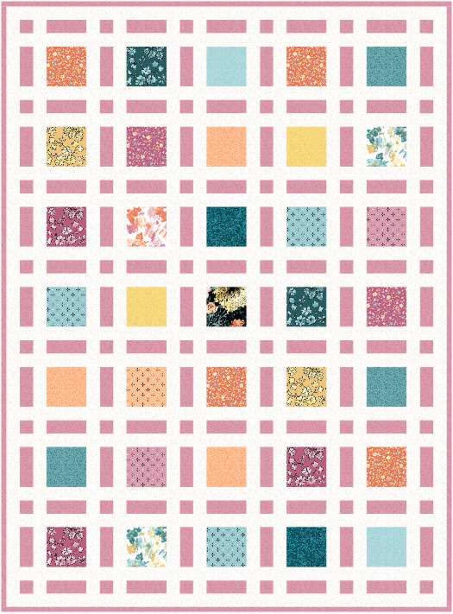 Broken Frames Digital Quilt Pattern Baby Lap and Twin - Etsy