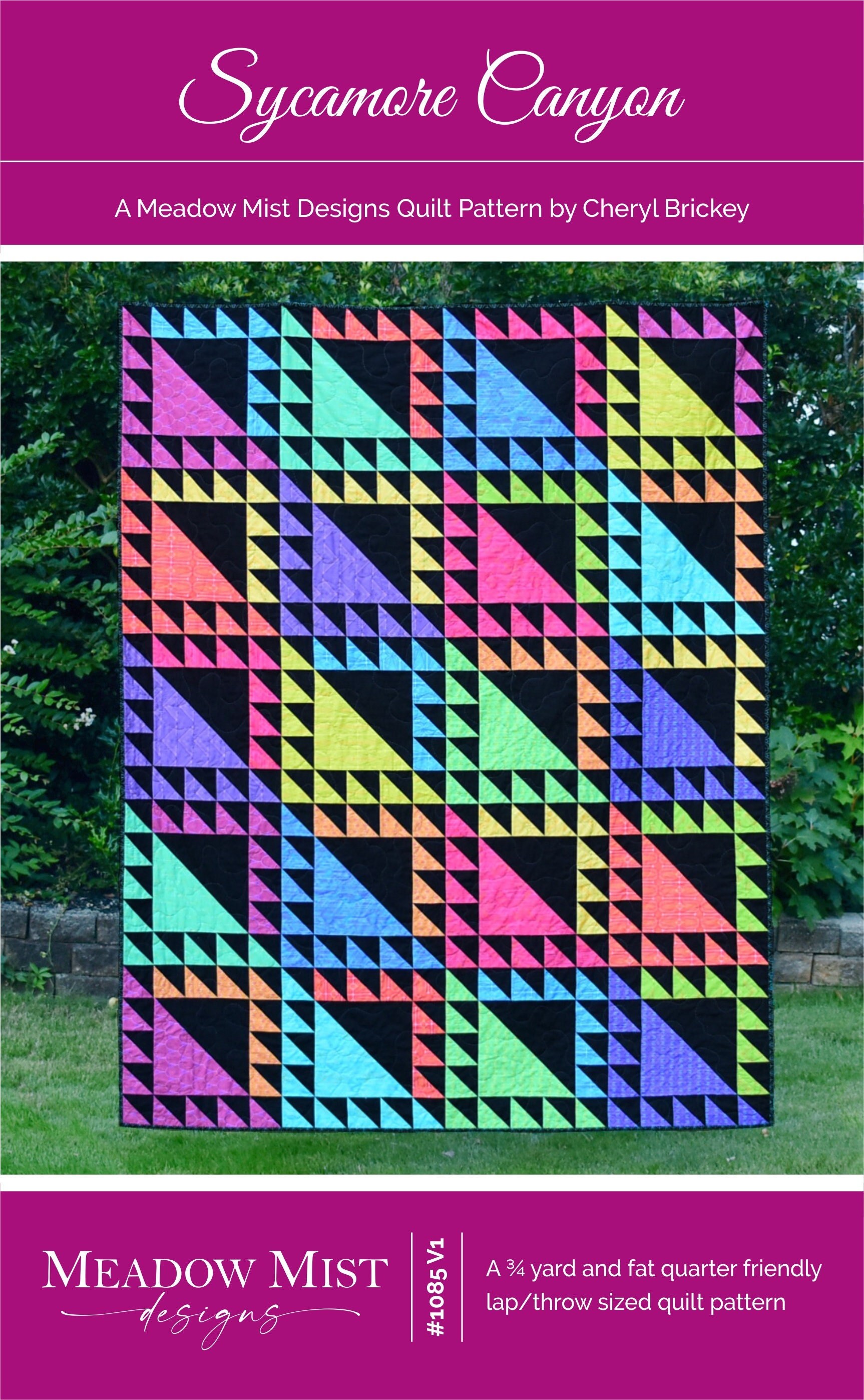 Sycamore Canyon Quilt - a Digital Pdf Quilt Pattern - Fat Quarter ...