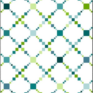 Irish Puzzle, digital quilt pattern in baby, lap, twin sizes. Charm pack and scrap friendly design. image 6