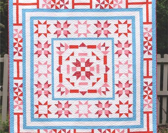 Malted Mystery Quilt - a Digital pdf Quilt Pattern - a Mystery Quilt in a Throw Size