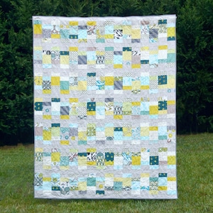 Beginner, Perfect Pattern for Pre-Cuts and Scraps, Looking Glass Quilt Pattern Digital pdf Baby, Toddler, Lap, Twin, and Queen Sizes image 6