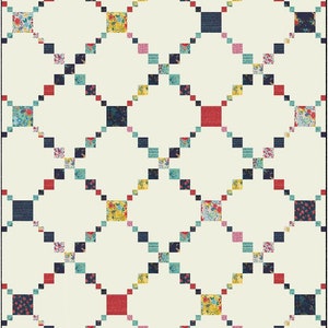 Irish Puzzle, digital quilt pattern in baby, lap, twin sizes. Charm pack and scrap friendly design. image 9