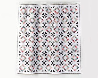 Diamonds and Pearls Quilt Pattern – Layer Cake & Fat Quarter Friendly (PDF Pattern)