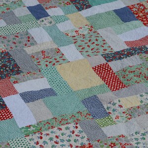 Grande Scrappy Tiles - Digital Pdf Quilt Pattern - Fat Quarter, 1/4 ...