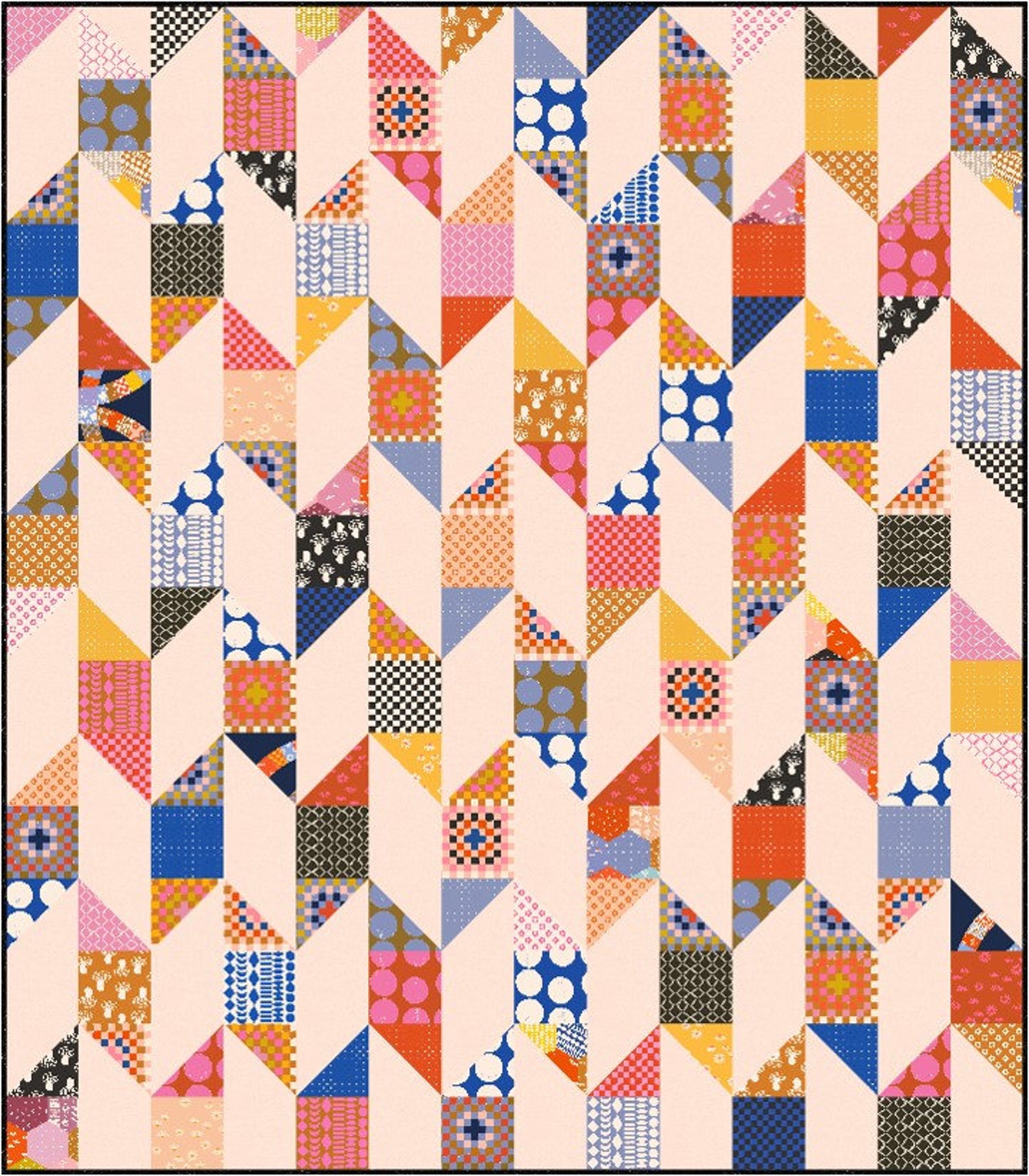 Board and Batten Quilt Pattern Digital Pdf Precut Etsy