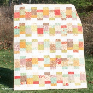 Beginner, Perfect Pattern for Pre-Cuts and Scraps, Looking Glass Quilt Pattern Digital pdf Baby, Toddler, Lap, Twin, and Queen Sizes image 9