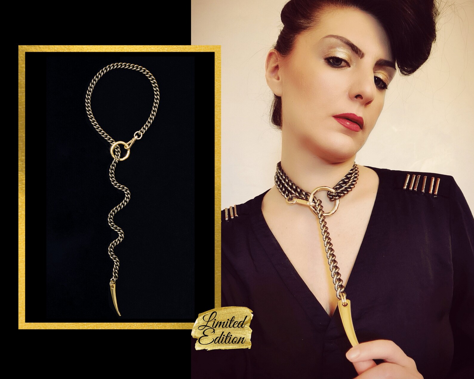 Vintage Bondage Chain Collar Womens Bdsm Gears Bondage Tie Etsy