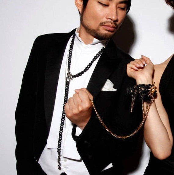 Mens lariat shop necklace