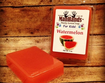 Watermelon Scented Soap 3 oz. Bar