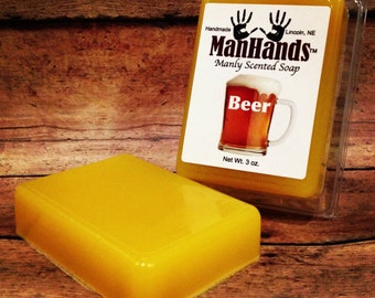 Beer Scented Soap 3 oz. Bar