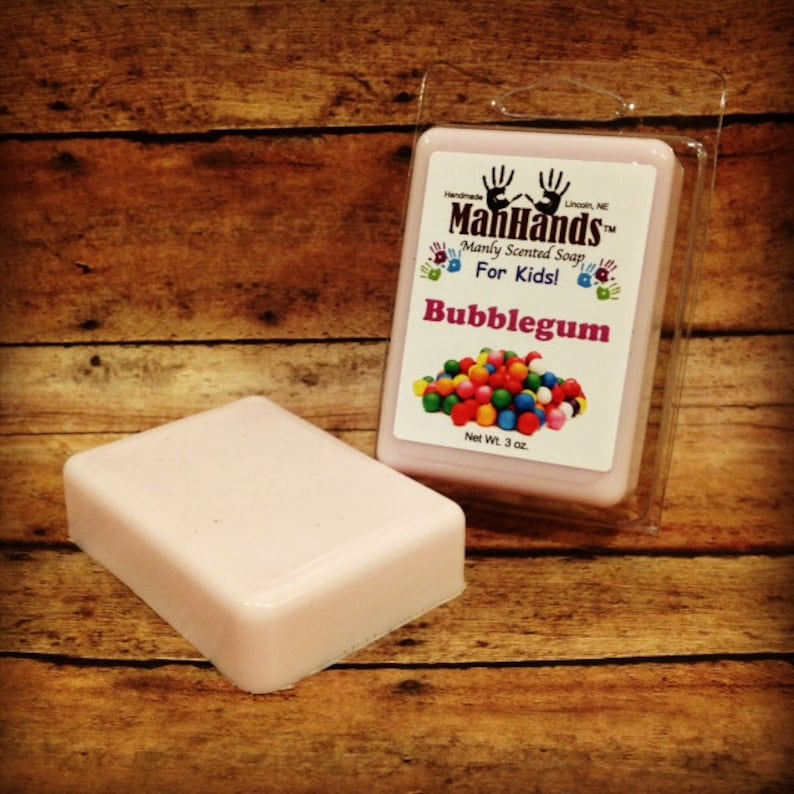 Bubblegum Scented Soap 3 Oz. Bar Etsy