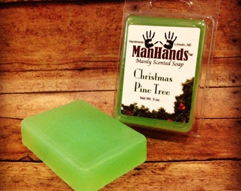 Christmas Pine Tree Scented Soap 3 oz. Bar