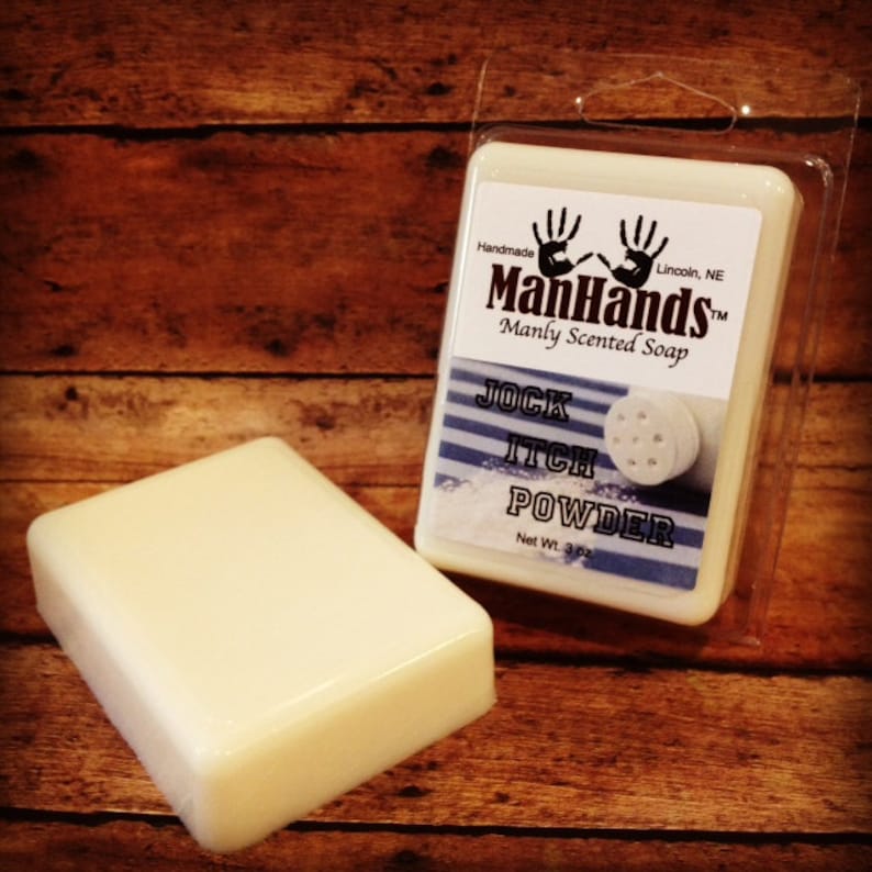 Jock Itch Powder Scented Soap 3 Oz. Bar Etsy