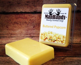 Buttered Popcorn Scented Soap 3 oz. Bar