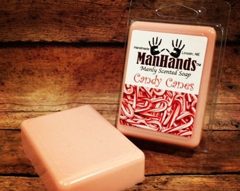 LIMITED TIME! Candy Canes Scented Soap 3 oz. Bar