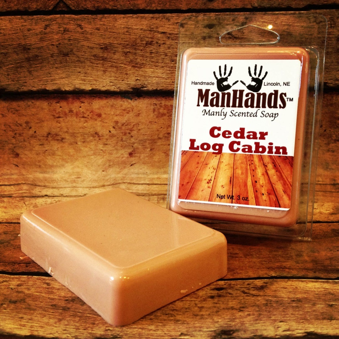 Cedar Log Cabin Scented Soap 3 Oz. Bar - Etsy