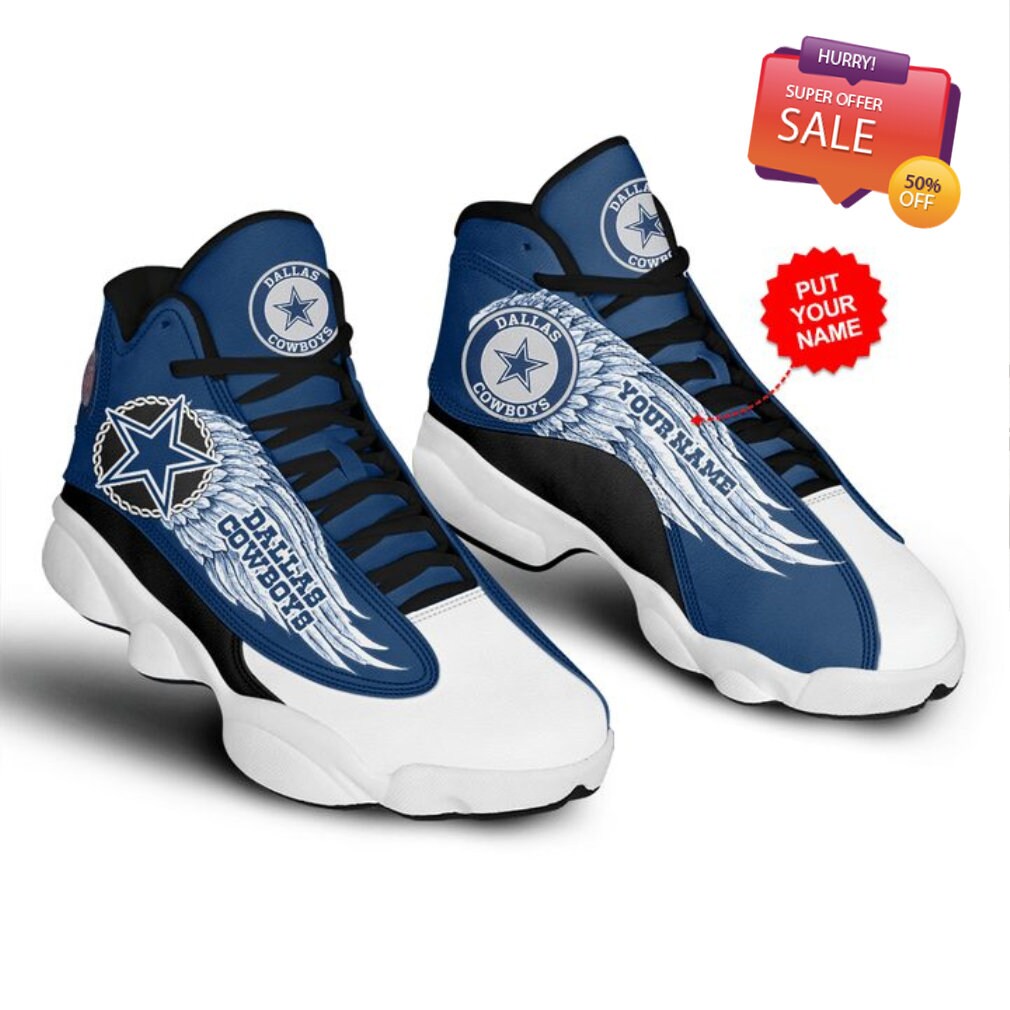 Personalized Nfl Dallas Cowboys White Air Jordan 13 Shoes - It's  RobinLoriNOW!