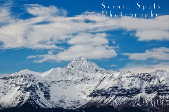 Snowy Mountain Peak Rocky Mountains San Juan Mountain Etsy