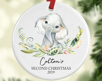 baby's second christmas ornament