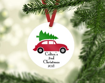 baby's second christmas ornament 2018