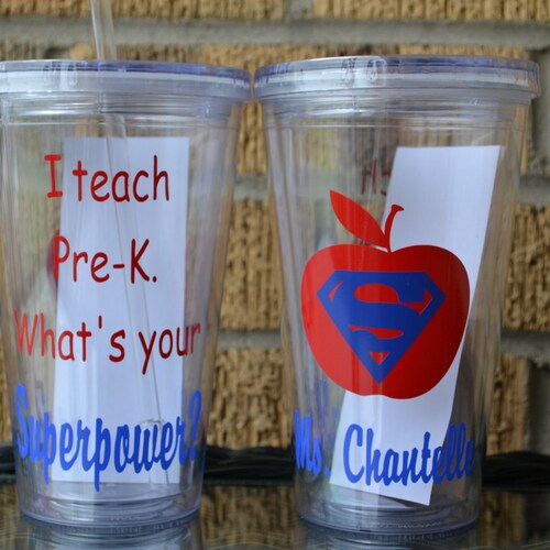 Teacher Gift I Teach Prek. What's Your Superpower Etsy