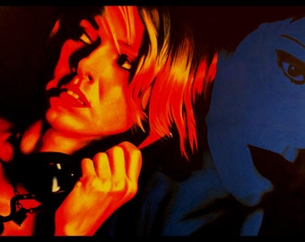 mulhollAnd - art prints from an original eightangrybears painting (Naomi Watts from Mulhollamd Dr)