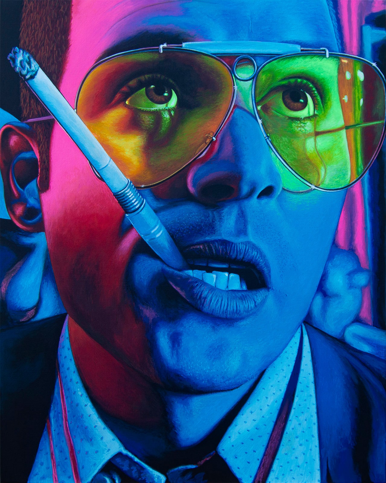 Fear2- Prints From an Original Eightangrybears Painting (johnny