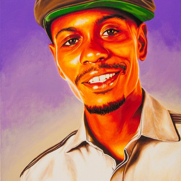 dAve - art prints of an original eightangrybears painting (Dave Chappelle)