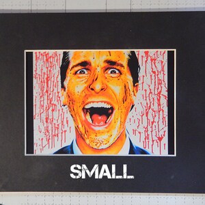 batemAn art prints from an original eightangrybears painting Christian Bale from American Psycho image 2