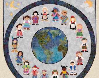 HBH117 - PADRÃO DE Colcha We Are The World