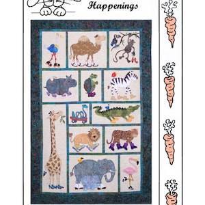 HBH105  Jungle Walk for a Cause quilt pattern