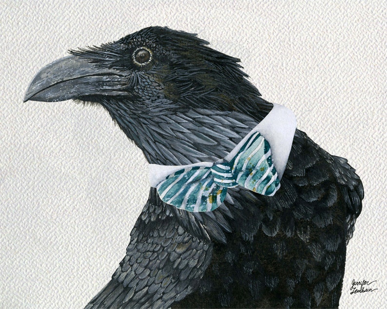 Raven Croft Art Print. Dapper Edition image 1