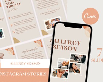 Allergy Season - Chiropractic Instagram Story Graphics