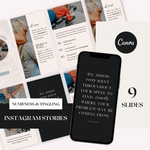 Numbness/Tingling - Chiropractic Instagram Story Graphics