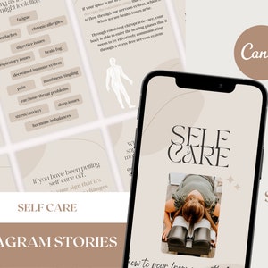 Self Care - Chiropractic Instagram Story Graphics