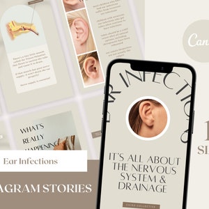 Chiropractic Instagram Story Graphics - Ear Infections