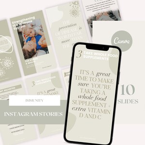 Immunity - Chiropractic Instagram Story Graphics