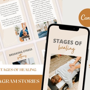 Stages of Healing - Chiropractic Instagram Story Graphics