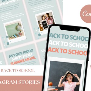 Back to School - Chiropractic Instagram Story Graphics