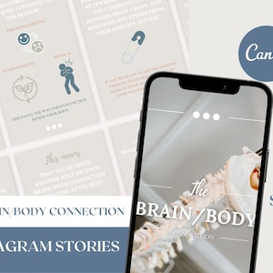 The Brain/Body Connection - Chiropractic Instagram Story Graphics