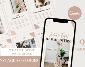 What to Expect in Our Office - Chiropractic Instagram Story Graphics