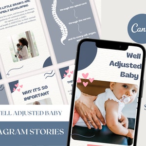 Well Adjusted Baby - Chiropractic Instagram Story Graphics