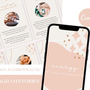 Energy & Chiropractic - Chiropractic Instagram Story Graphics