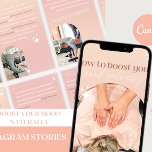 Boost Your Mood Naturally - Chiropractic Instagram Story Graphics