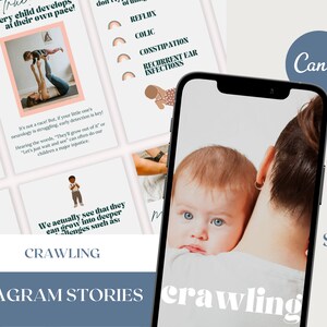 Crawling - Chiropractic Instagram Story Graphics