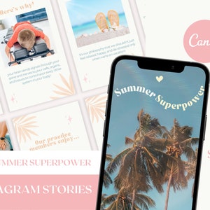 Summer Superpower - Chiropractic Instagram Story Graphics