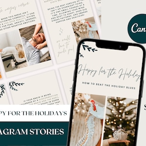 Happy For the Holidays - Chiropractic Instagram Story Graphics