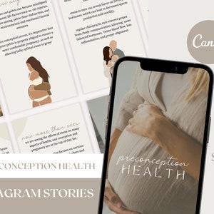 Preconception Health - Chiropractic Instagram Story Graphics