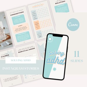 Chiropractic Instagram Story Graphics - ADHD